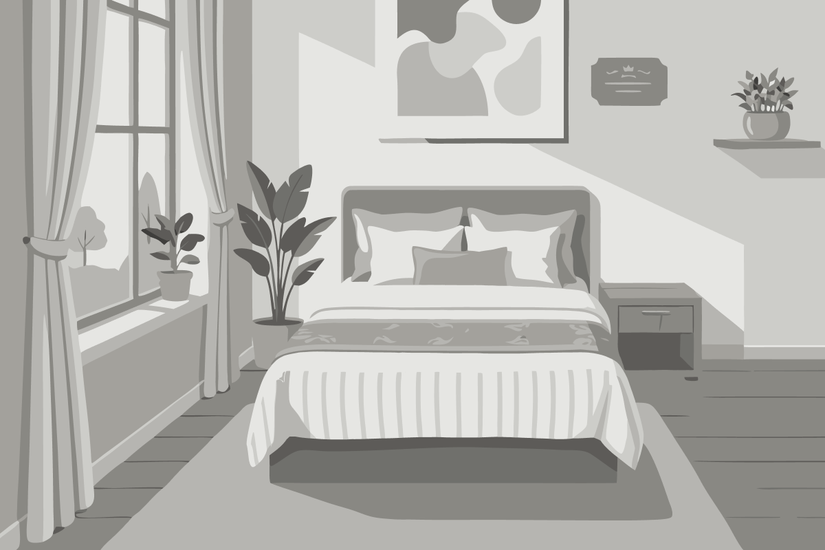 Chambre Lit Queen-Size